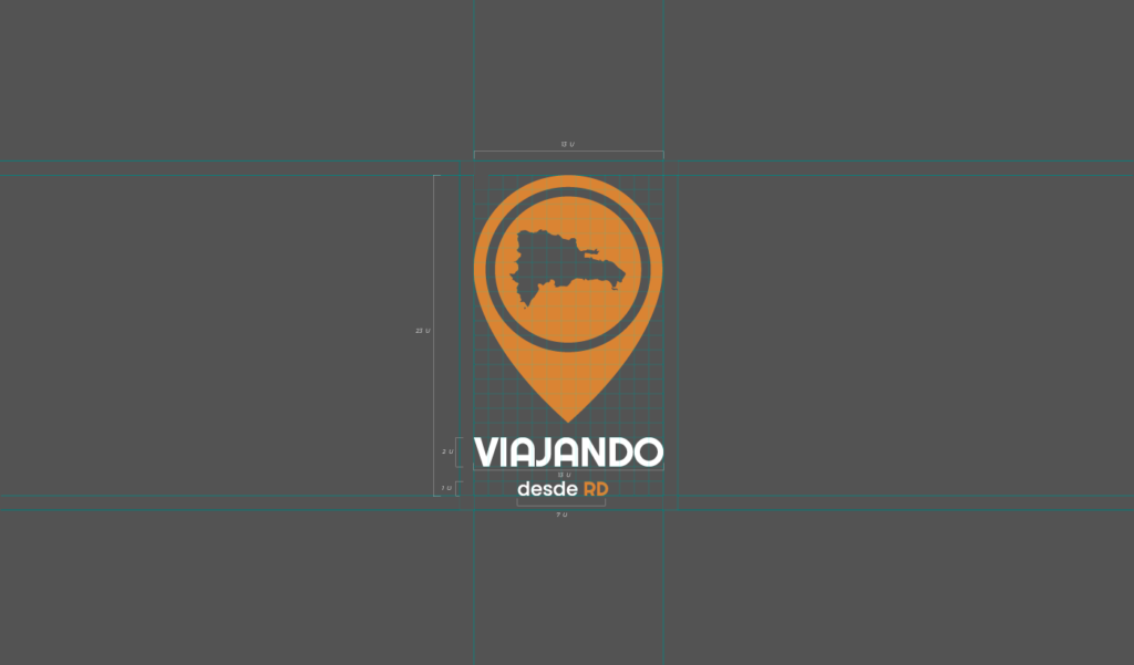 Identidad visual y logotipo viajando desde RD
