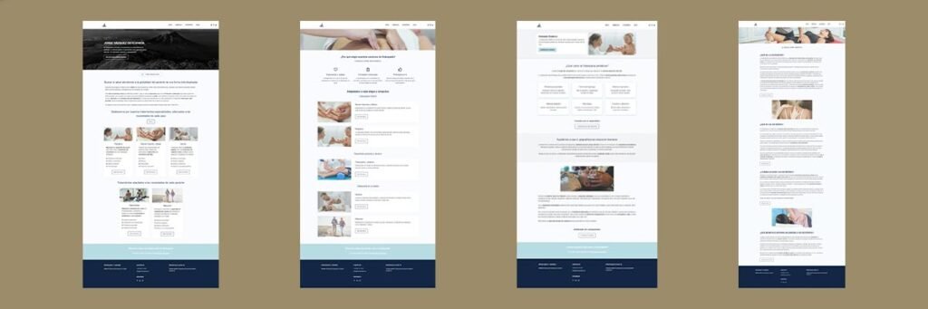 Diseño Web para un centro de Osteopatía